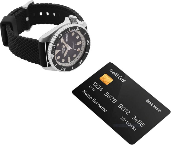 Seiko 5 Sports SKX Automatic Black Dial Black Silicone Strap Watch for Men - SRPD73K2 - Image 7